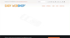 Desktop Screenshot of easywebshop.no