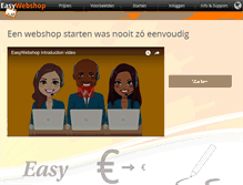 Tablet Screenshot of easywebshop.nl
